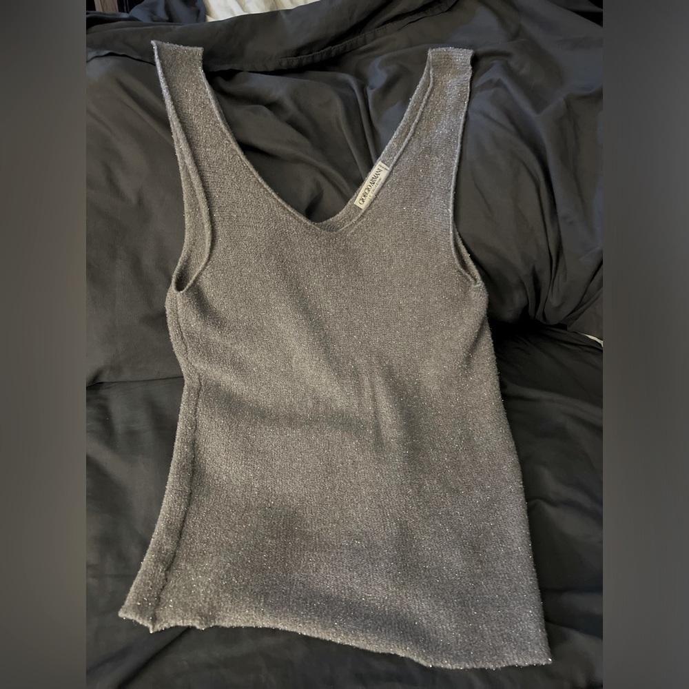 GIORGIO ARMANI VINTAGE SWEATER TANK